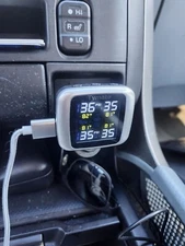 Tymate TM7 Tire Pressure Monitoring System, Wireless TPMS with 4 External & 6 RV