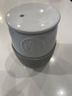 Pampered Chef White Stoneware Travel Mug With Lid