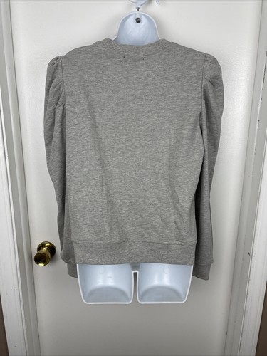 NWT $19.99 Cynthia Rowley Sz L Women’s Gray Long Sleeve Cotton Polyester Sweater - Picture 5 of 12