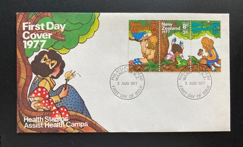 New Zealand FDC 1977 Health First Day Cover