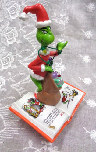 2001 Hallmark QSU2054 The DR. SEUSS Collection 2E 6049 GRINCH DISGUISE Figur - Bild 5 von 7