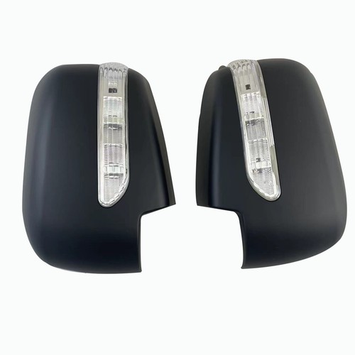 Matte Black Side Mirror Cover With Led Light For Mitsubishi L200 Triton 05 - 14 - Imagen 3 de 6