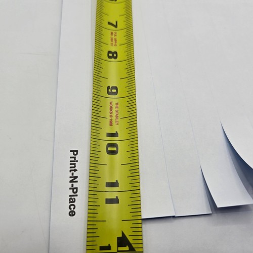 Weiße 8,5 x 14" Seiten - 10 Etiketten/Blatt - 100 Blatt = 1000,75 x 11,5" Etiketten - Bild 4 von 10