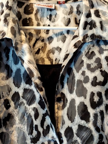 Joanna Plus Animal Print Ladies Blouse 3/4 Sleeve Size 2X - Picture 2 of 9