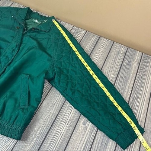 Hunt Club Petite 100% Silk Emerald Green Women's Jacket Small St. Patrick's Day - Picture 11 of 13