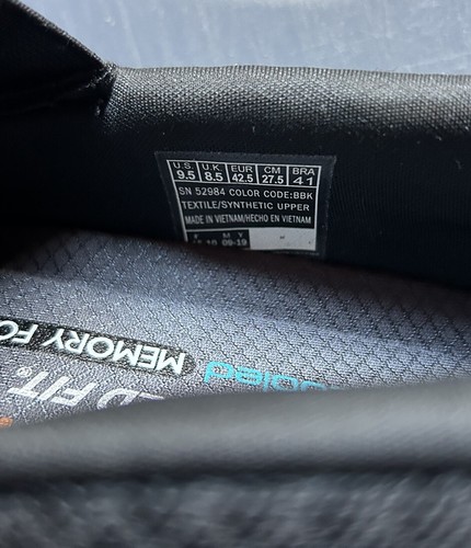 Neu Skechers Herren Equalizer Persistent Slipper schwarz Größe 9,5M neu mit Etikett - Bild 8 von 8