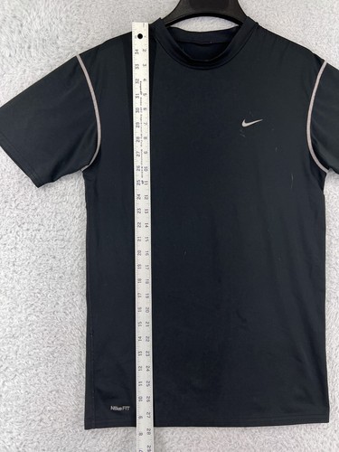 VINTAGE Nike Shirt Boys Extra Large Black NikeFIT 100% Polyester Basketball Gym - Picture 12 of 13