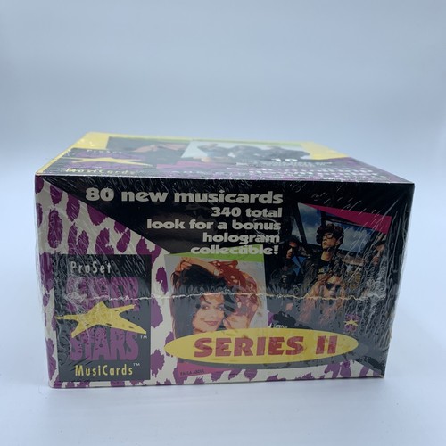 Pro Set 1991 - Super Stars Music Cards - Factory Sealed Box 36 Packs - New VTG - Picture 5 of 6