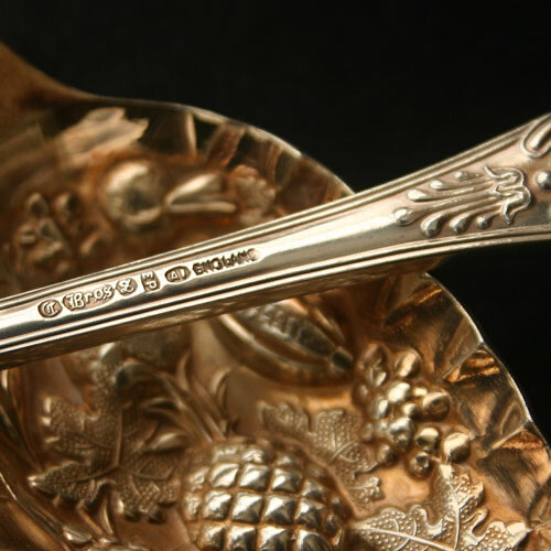 Juego de servir COOPER BROS & Sons Silverplate ENGLISH KING - Imagen 4 de 4