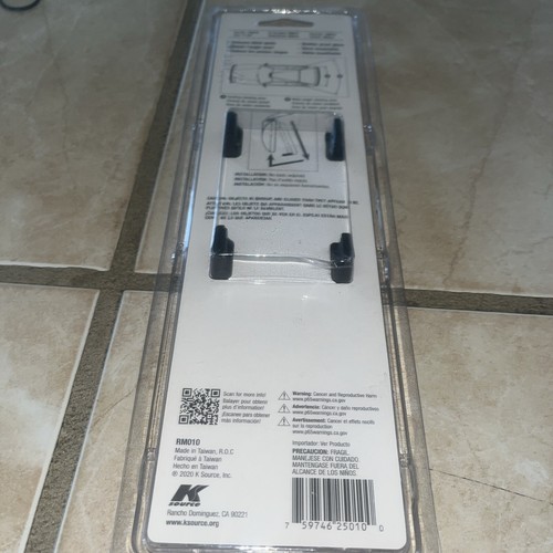 Ksource Fit System RM010 Clip-on Wide Angle Rear View Mirror NEW Chrome Plated - Picture 5 of 5
