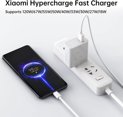 for Xiaomi Charger 120W Hypercharge Fast Wall Charger for Redmi Black Shark - 第 2/7 張圖片