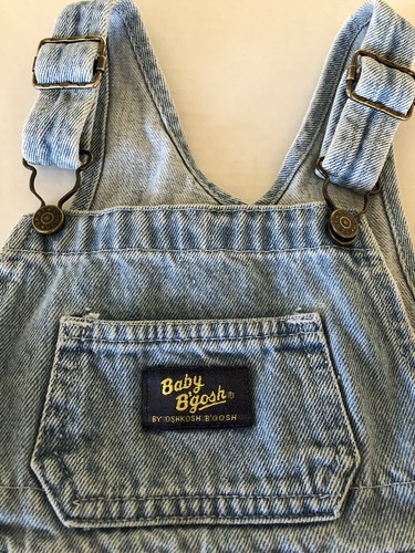 Osh Kosh BGosh Light Wash Overall Vestbak Baby 18M EUC - Bild 2 von 10