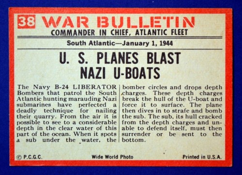 WAR BULLETIN Cards, 1965 Philadelphia Gum (U-Pick - Complete Your Set) - Picture 56 of 146