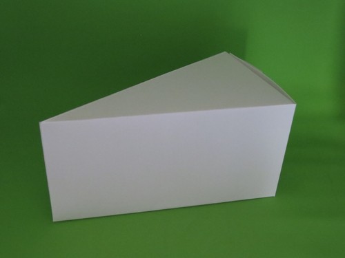 Cake Slice Boxes - Take Home Cake - 140lb Index Cover Stock - Package Of 10 - Picture 6 of 7