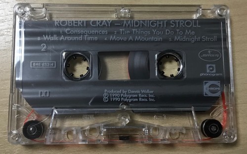 The Robert Cray Band featuring The Memphis Horns - Midnight Stroll cassette 1990 - Picture 4 of 6