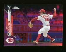 2020 TOPPS CHROME PINK  REFRACTOR  #16 LUIS CASTILLO    J2M001