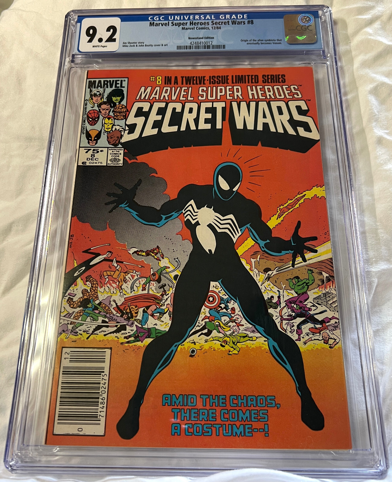 Secret Wars 8 アメコミ Marvel Super Heroes SECRET WARS #8 Comic Book 1984 *HIGH