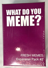 WHAT DO YOU MEME? FRESH MEMES - EXPANSION PACK 2 FACTORY SEALED