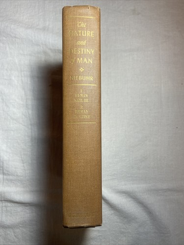 The Nature and Destiny of Man, One Volume Edition, Niebuhr, 1946 Hardcover - Bild 2 von 7