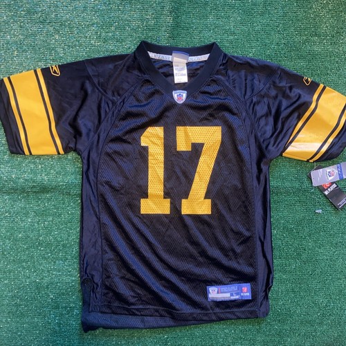 NWT 60$ Vintage ! Mike Wallace Pittsburgh Steelers jersey sides kids large - Picture 2 of 4