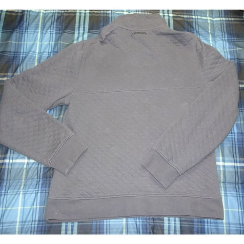 Spyder Gray Quarter Snaps Jacket Skiing, snowboarding Jacket Size Medium - Picture 2 of 9