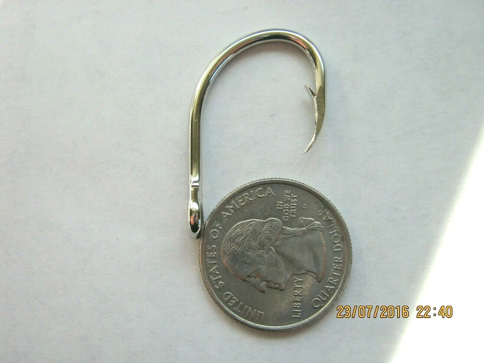 200 Eagle Claw Nickel Live Bait Hooks 5/0 ML316MG  ...FREE FAST SHIP - Image 2 of 4