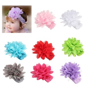 Kids Baby Toddler Girl Cute Lace Flower Hair Band Headwear Headband Accessories