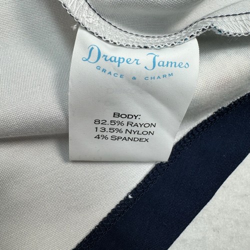 Mini Vestido Draper James Floral Ponte Para Mujer Talla S Azul Marino Multicolor Sin Mangas - Imagen 4 de 11