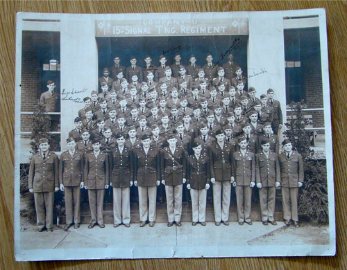 1943 15th Signal Trng Reg Class Photo Fort Monmouth NJ WWII US Army old - Picture 1 of 5