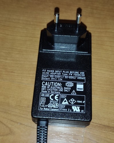 Alimentatore originale Getemed VitaGuard NA3000-2 tipo FW7555M/09 NUOVO - Foto 3 di 4