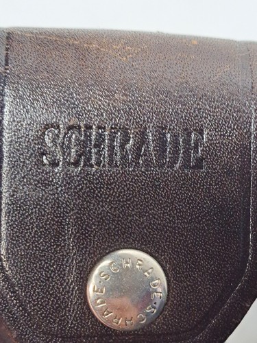Schrade USA LB5 SS Folding Lockback Knife Wooden Scales w/ Leather Sheath - Picture 2 of 6