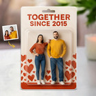 Custom Photo A Lifetime Of Love - Couple Personalized Custom Acrylic Plaque