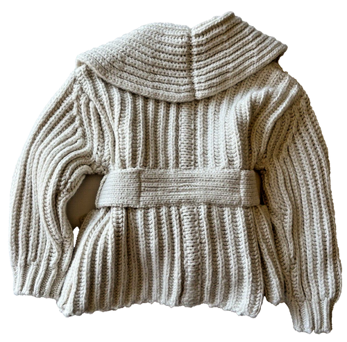 MM Lafleur Infant Sweater Mini Snyder Ivory 3-12M Merino Blend NEW - Picture 5 of 6
