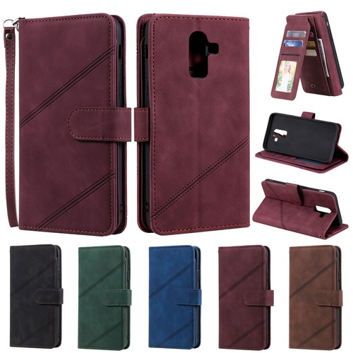 Wallet Case For Samsung S9 S10 Plus S20 S21 S22 S23 Ultra A10 A40 A70 S20FE J6 - Picture 2 of 16