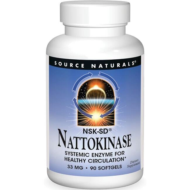 Наттокиназа Source Naturals Nsk-Sd, 33 мг, 90 г.