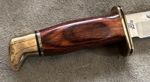 Buck 119 Special Fixed Blade Cocobola Dymondwood Handle Satin Blade 2011 - Picture 4 of 16