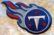 Tennessee Titans 3.75" Iron On Embroidered Patch ~ Free Tracking!