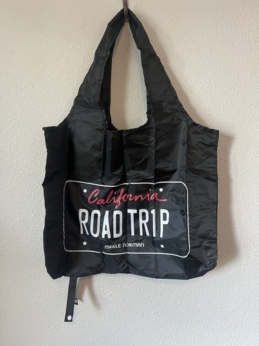 Merle Norman California Road Trip Tote Travel Foldable Snap Tuck Away Bag