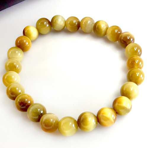 8 mm Perlen Handarbeit Natur Edelstein Balance Armband Rund Heilung Schön 7,5" - Bild 64 von 114