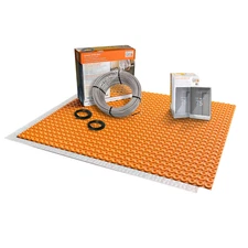 All-in-one Radiant Floor Heat Kit w/ Smart WiFi Thermostat, Cable, Heat Membrane