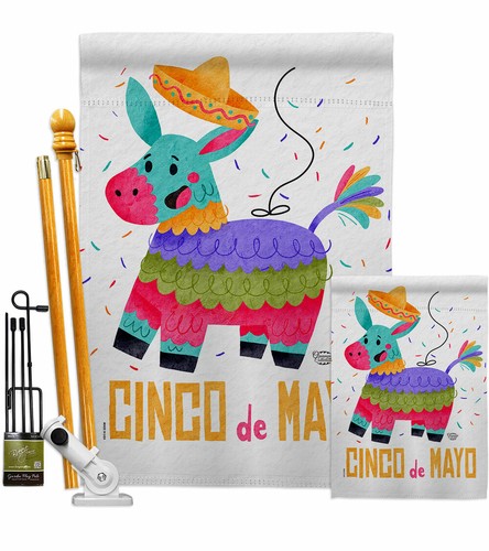 Fiesta of Mayo Garten Flagge Cinco de Sommer Deko Geschenk Hof Haus Banner - Bild 5 von 17