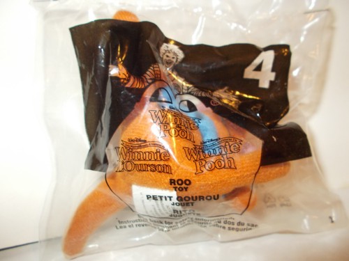 2002 The Many Adventures Of Winnie The Pooh McDonald's MEAL Toy #4-ROO #5-EEYORE - Picture 2 of 7