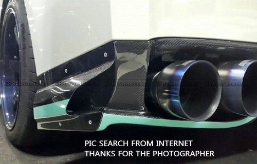 For Nissan GTR R35 Rear Side Air Shroud (Only Fit 2013 Ver VA Diffuser) Carbon - Bild 2 von 11