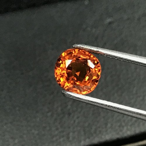 1,5 ct natürlicher facettierter Spessartit Granat Ovalschliff Afrika - Bild 2 von 5