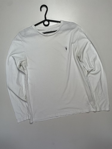 Allsaints Lujo Raro Manga Larga Blanco Talla M - Imagen 1 de 7