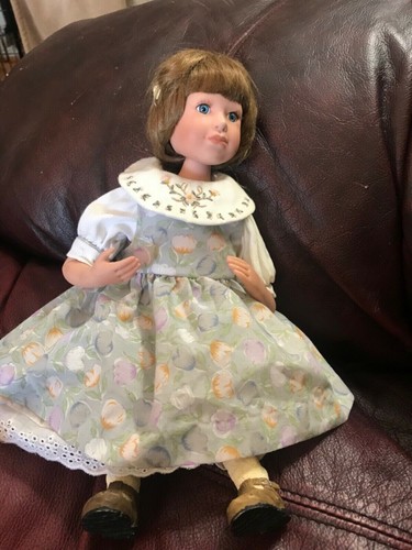 Julia Good Kruger Doll " Megan " 14" Porcelain Head , Arms & Legs With Soft Body - Picture 1 of 5
