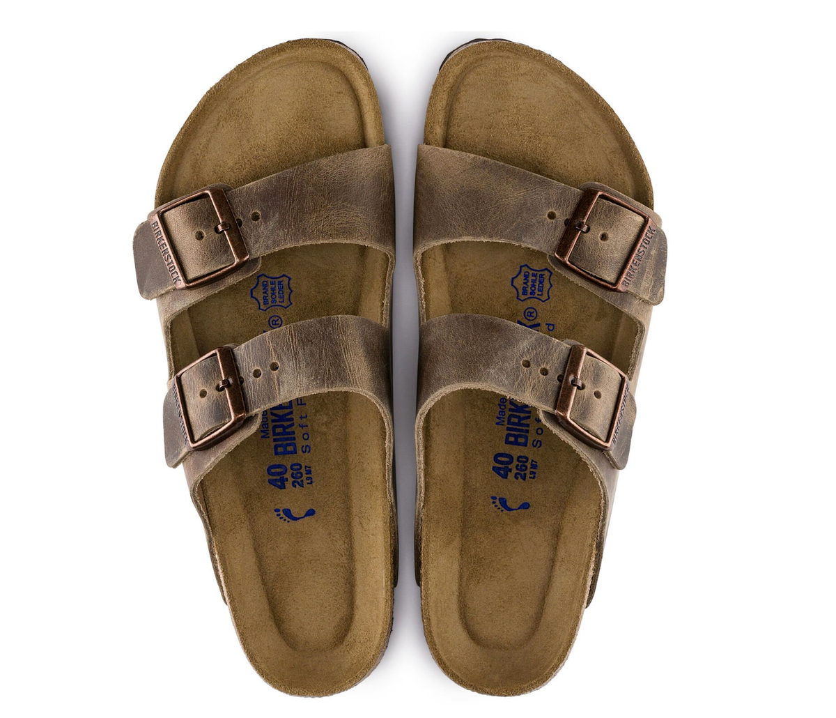 最終値下げ　BIRKENSTOCK ARIZONA 27cm Arizona Big Buckle Natural Leather Oiled Biscay Bay