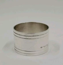 Beautiful Christofle Nathalie Napkin Ring Silverplated 