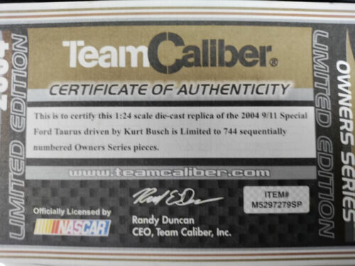 Team Caliber Owner Series 1/24 Scale #97 Dark Chrome Special Edition. 1 of 744 - Picture 4 of 4