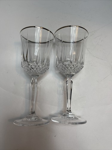 Anchor Hocking? Juego de 2 copas de vino de agua Legacy Platinum de 6 3/4"  - Imagen 7 de 12